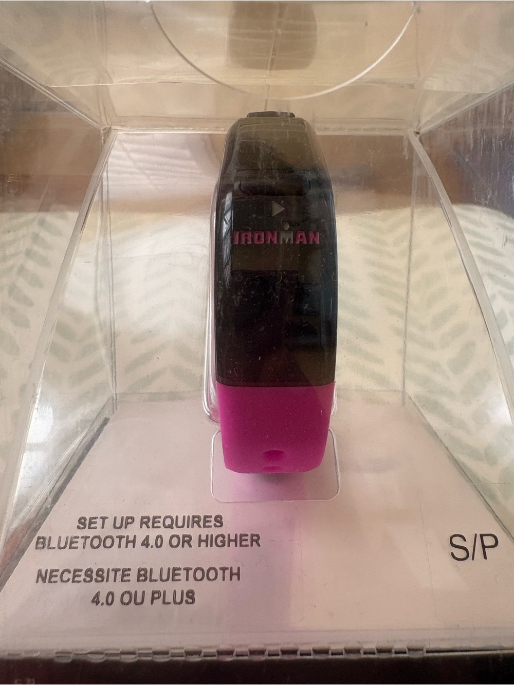 Timex Black and Pink Bluetooth Fitness Tracker Band